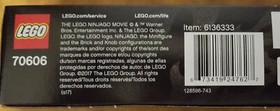 LEGO 70606 The Ninjago Movie Spinjitzu Training109 pcs NEW Stored PN/TN/Smoke Fr