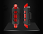5 LED USB Rechargeable Bike Bicycle Tail Rear Safety Warning Lights Alarm Lamp
