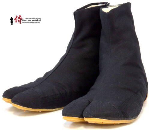 Zapatos Tabi Ninja Muy confortables!!! Estilo lowtops-Rikio Jika-tabi Negros