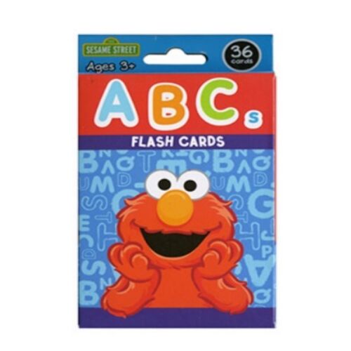 Sesame Street Flash Cards Educational Early Learning Colors Shapes ABCs Numbers