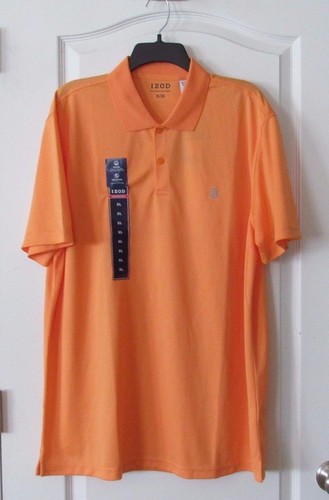 IZOD Performance Solid Grid Polo Bird of Paradise Men/'s Sz XL-3XL NWT MSRP$55