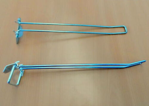 10x TEGOMETALL HAKEN 30cm TEGO LOCHWANDHAKEN LOCHWAND ZWEIFACHHAKEN DOPPELHAKEN