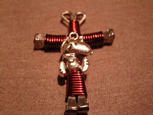 Disciples cross necklace with SNOOPY charm