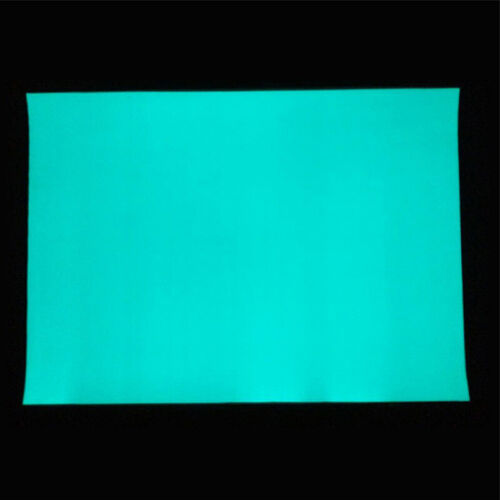 A4 Glow in the Dark Sticker Paper DIY Luminous Inkjet UV Printer Label Sheet 
