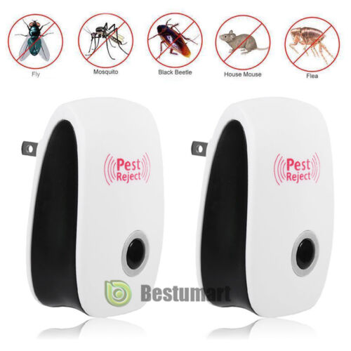 10xUltrasonic Electronic Anti Mosquito Pest Bug Insect Cockroach Repeller Reject 