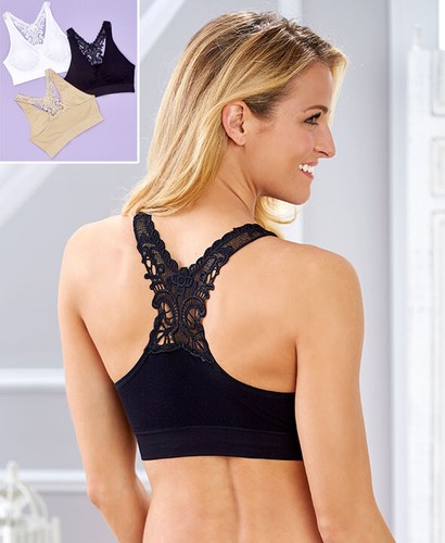 Set of 2 Butterfly Back Comfort Bras