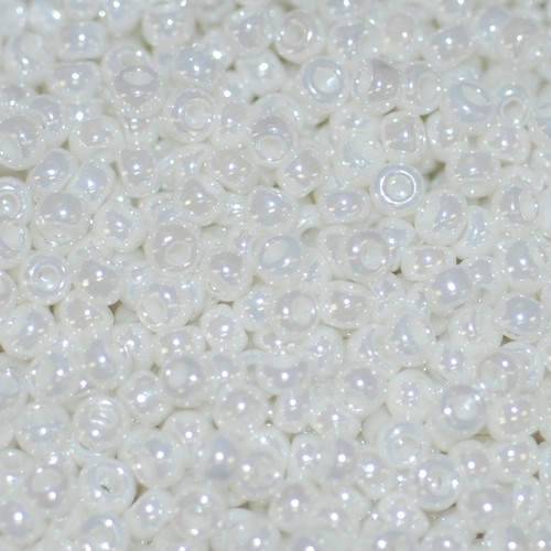5 o plata aprox 9,9 gramos Miyuki Rocailles 6//0 aproximadamente 4 mm blanco
