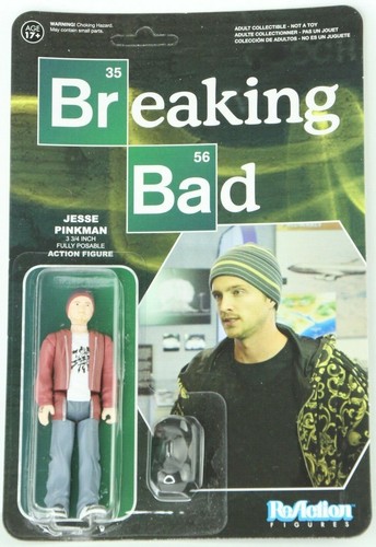 New Funko x Super7 ~ Breaking Bad Jesse Pinkman ReAction Figure Unpunched NICE
