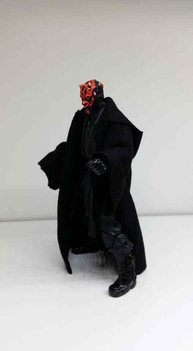 Custom Black Robe for Darth Maul Star Wars 6/" Black Series NO FIGURE ROBE ONLY