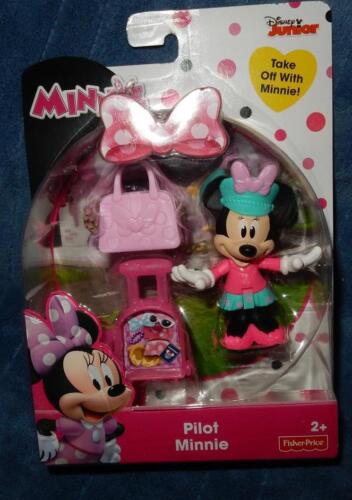 New Disney Pilot Minnie Mouse Small Doll Figure With Poseable  Arms and Legs