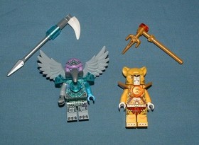 LEGENDS OF CHIMA, VARDY'S ICE VULTURE GLIDER SET 70141 - LEGO - 2014 - USED