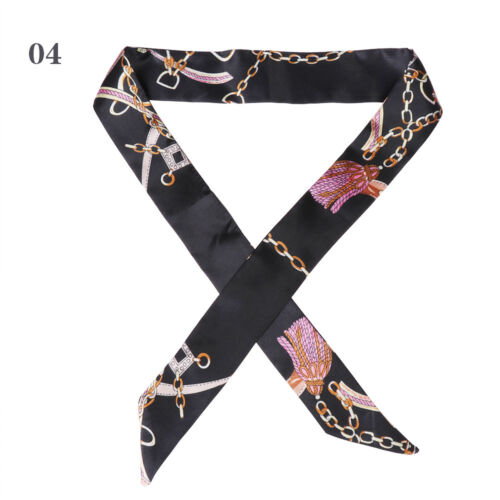 Accessories Bow Tie Twill Handle Floral Headband Bag Belt Silk Scarf Strap 2019~