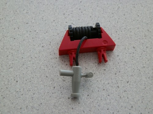Lego 30636c02# 1x Seilwinde 1x4x2 Rot 4609 4605 4657