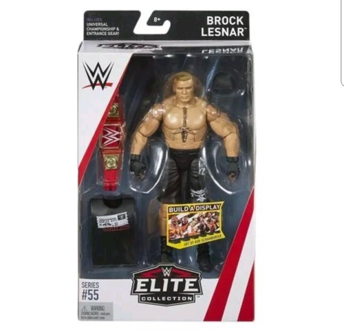 WWE Mattel Brock Lesnar Elite with universal title Series 55 Action Figure