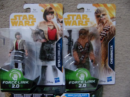 Star Wars New Force Link 2.0 HAN SOLO CHEWBACCA QI/'RA Starter Set Action Figures