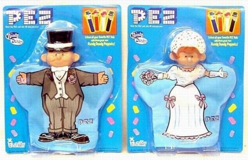 PEZ Bride and Groom Hand Puppet Set