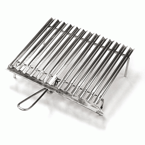 Grill Raster aus Edelstahl cm 53x40 mit Recovery Fett für Grill Gril