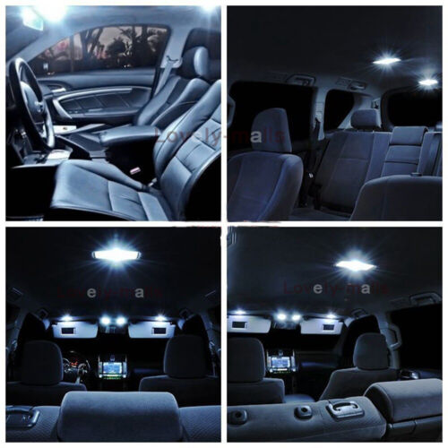 8PCS White LED Interior Lights Package kit Fit 2007-2013 GMC Sierra 2500 3500 J1 