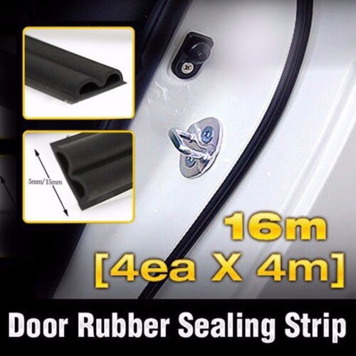 Wind Protector Wind Noise Rubber Seal Door Strip 157" 4P B type For All Vehicle 
