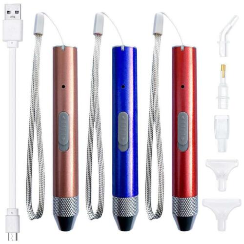 USB Rechargeable Lighting Point Drill Pen Set DIY 5D Diamond Painting Drawing 