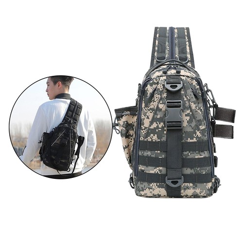 Details about / Stylish Sling Bag Men Lightweight Travel Bags Tote Molle Backpack Daypack