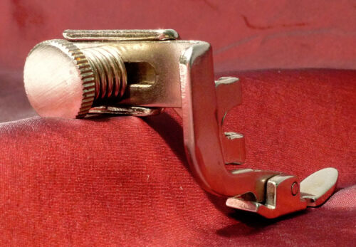 Vintage SINGER SIMANCO 161127 Adjustable Zipper & Cording Foot Sewing Attachment 