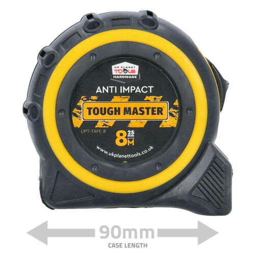 Measuring Pocket Tape Measures Metric/Imperial 8M/26ft Anti-Impact 25mm Wide 