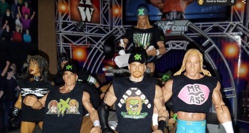 WWE Mattel Elite Hall of Champions Road Dogg Billy Gunn Custom Shirts Figure