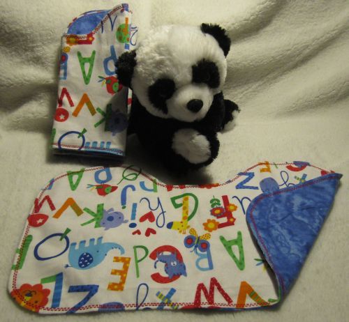 Handmade Boys Double Flannel Burp Cloths SEE DETAILS FOR SPECIAL OFFER!