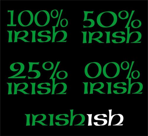00/% 25/% 50/% 100/% irish st patricks jour paddy/'s day pour femme filles cool t-shirt
