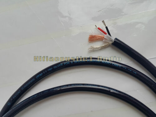 HIFI-Paten-Copper-Silver-Plated-Audio-2Core-wire-DIy-RCA-XLR-Cable