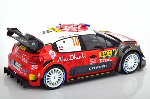 1:18 norev citroen c3 wrc winner rally Catalunya loeb//elena 2018