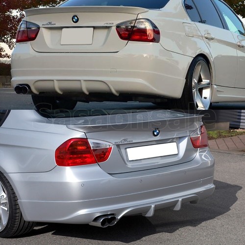 Fit for 05-12 BMW E90 Sedan 4 Door Only AC Style DTM PU Rear Diffuser Bumper Lip