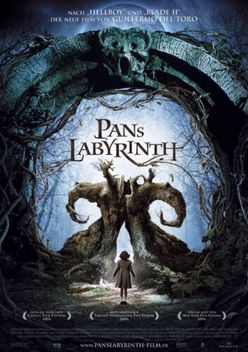 Pan/'s Labyrinth 2006 Movie Poster A0-A1-A2-A3-A4-A5-A6-MAXI 689