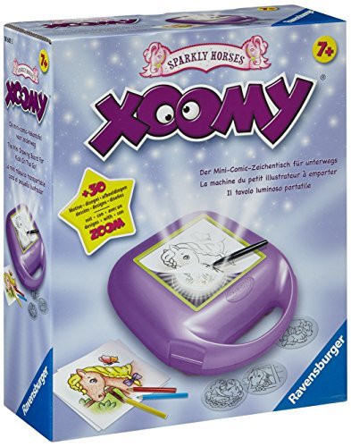 Ravensburger Sparkly Horses Designerxoomy Mädchen Malset Zeichentisch Fashion M