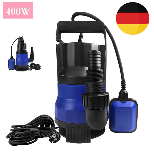 Schmutzwasserpumpe 400W Tauchpumpe Teichpumpe IPX8 Schmutzwassertauchpumpe TOP