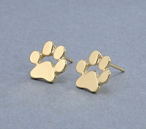 Ohrringe Stecker Hund Pfoten Hundepfoten Pfötchen Dog Paws 2 Varianten