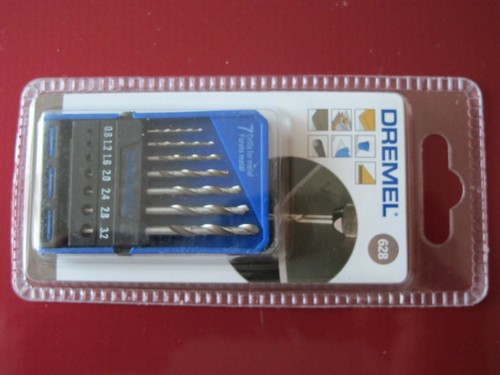 Dremel 628 Precision Metal Drill Bit Set 7 Piece