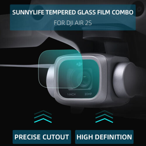 2PCS Tempered Glass Film Camera Lens Screen Protector For DJI Mavic Air 2S Drone