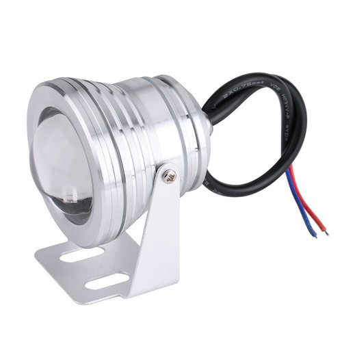 10W 12V RGB LED Underwater Spot Light Waterproof Boat Yacht Lamp Remote Control