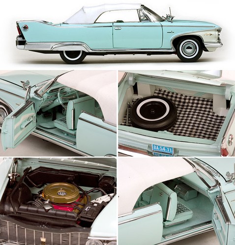1960 Plymouth Fury Closed Convertible türkis 1:18 Sun Star 5411 Cabrio Aqua Mist