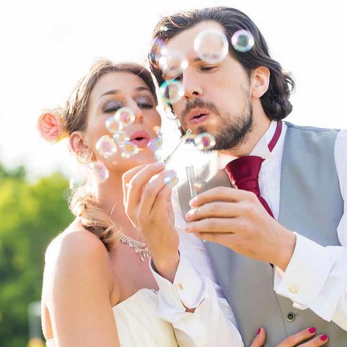 48-tlg Seifenblasen Herzen Wedding Bubbles Hochzeit Taufe Gastgeschenk Party