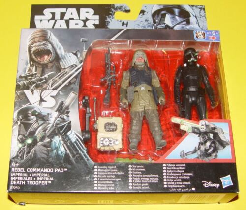 Death Trooper Hasbro b7259 Star Wars Rogue one-Rebel Commando pao vs
