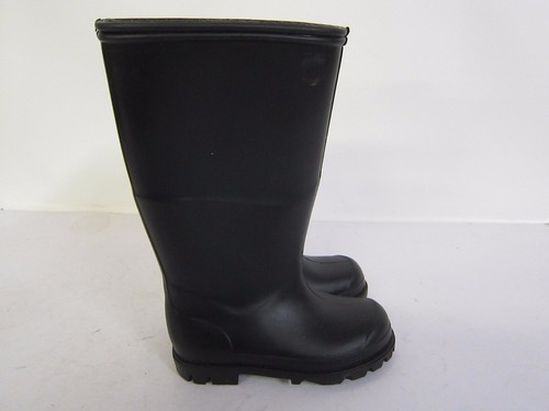 BOYS BLACK SPOT ON SPLASH WELLINGTONS