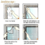 Fashion Mesh Window Magic Curtain Snap Fly Bug Insect Mosquito Screen Net White