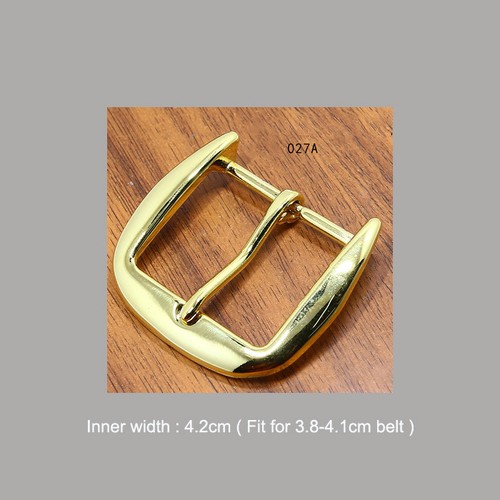 4.5cm Solid Brass Pin Belt Buckle for Men Women Leather craft DIY 42//45//50mm