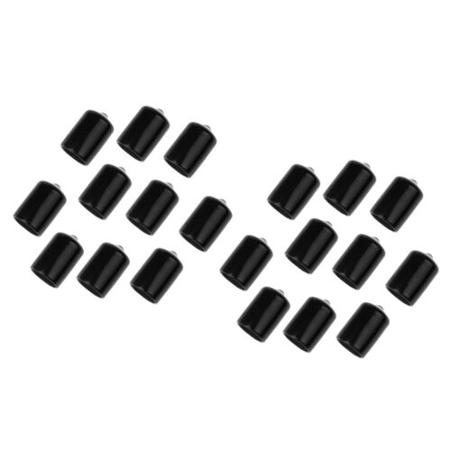 20pcs//Pack Pool Cue Tip Rubber Cover Snooker Billiards Sticks Protector 13mm