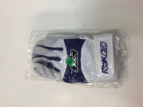 Reebok Performance Adult Large Batting Gloves Custom #21 White/Purple 