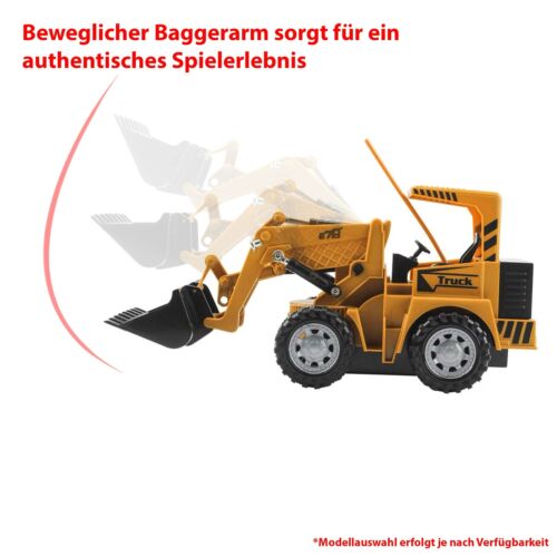 Radlader RC Ferngesteuerter Schaufel-Bagger 1:24 Baustellen-Fahrzeug mit Akku 