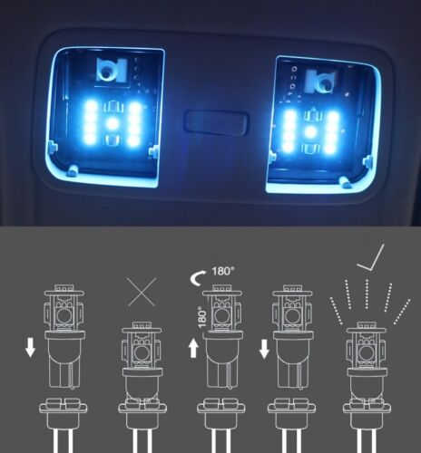 16 x ICE BLUE Interior LED Lights Package For 2010-2017 Lexus GX460 TOOL